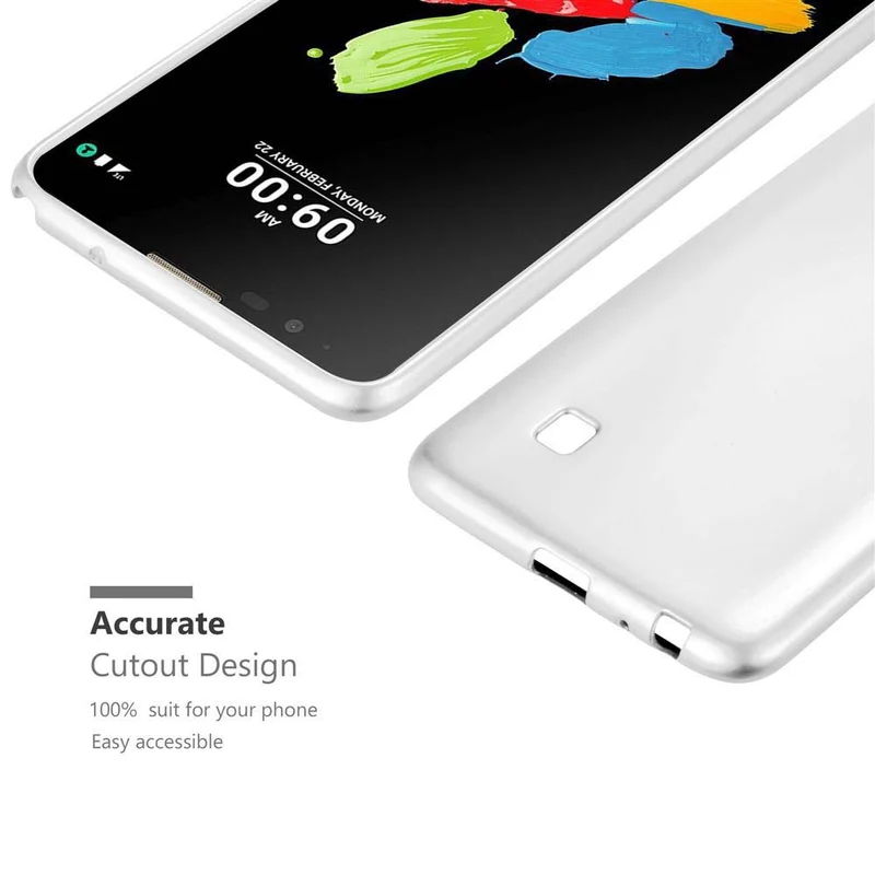 Cadorabo Hülle kompatibel mit LG STYLUS 2 Schutzhülle aus flexiblem TPU Silikon