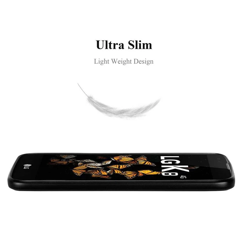 Cadorabo Hülle kompatibel mit LG K8 2016 Schutzhülle aus flexiblem TPU Silikon