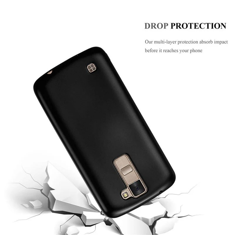 Cadorabo Hülle kompatibel mit LG K8 2016 Schutzhülle aus flexiblem TPU Silikon