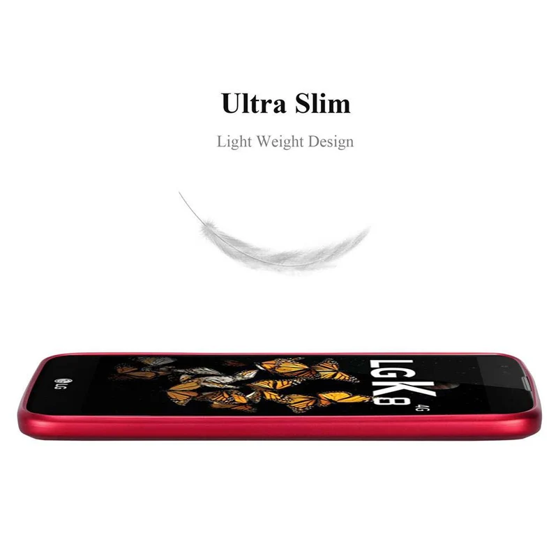 Cadorabo Hülle kompatibel mit LG K8 2016 Schutzhülle aus flexiblem TPU Silikon