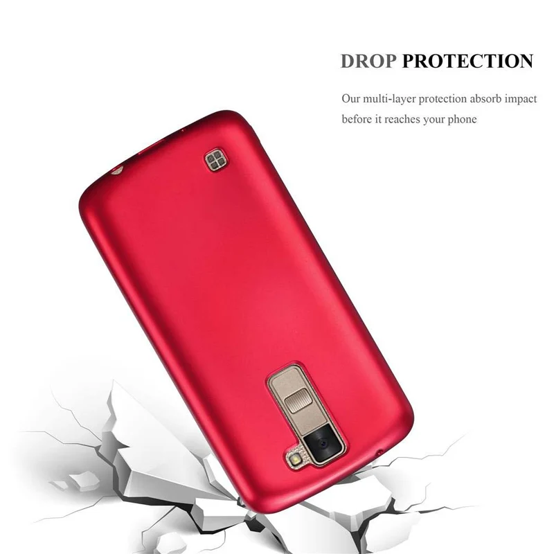 Cadorabo Hülle kompatibel mit LG K8 2016 Schutzhülle aus flexiblem TPU Silikon