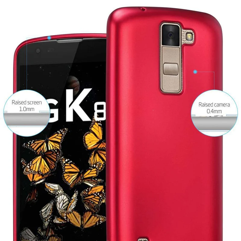 Cadorabo Hülle kompatibel mit LG K8 2016 Schutzhülle aus flexiblem TPU Silikon