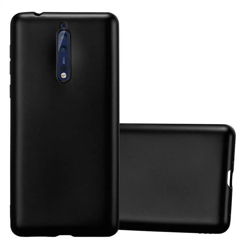 Cadorabo Hülle kompatibel mit Nokia 8 2017 Schutzhülle aus flexiblem TPU Silikon