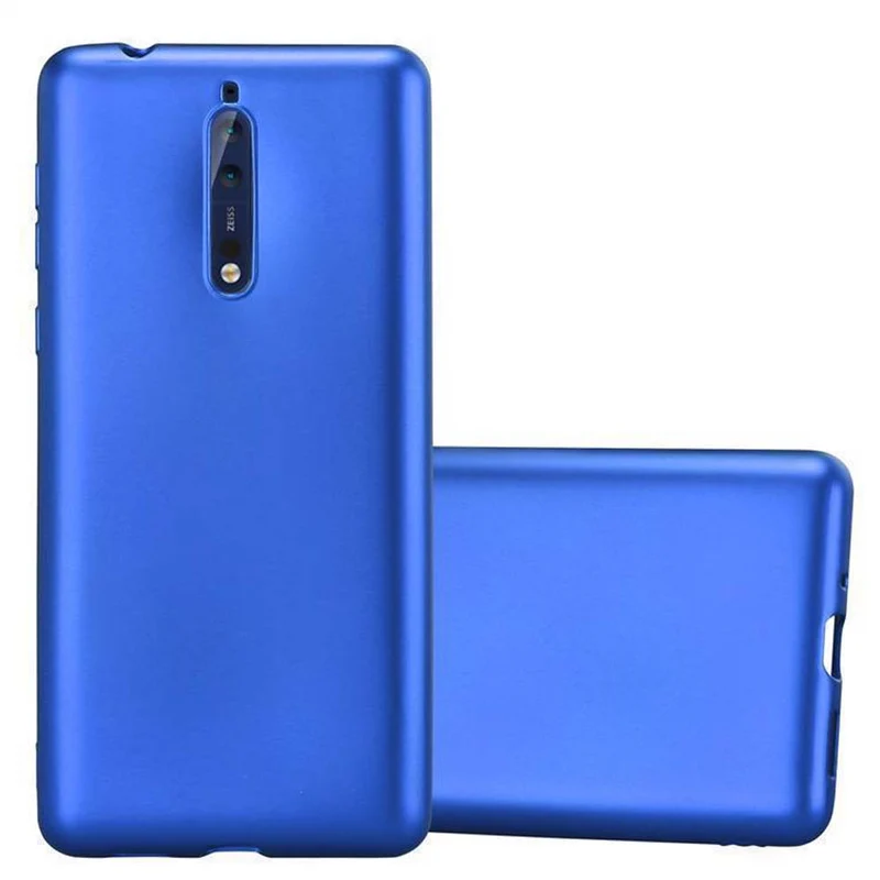 Cadorabo Hülle kompatibel mit Nokia 8 2017 Schutzhülle aus flexiblem TPU Silikon