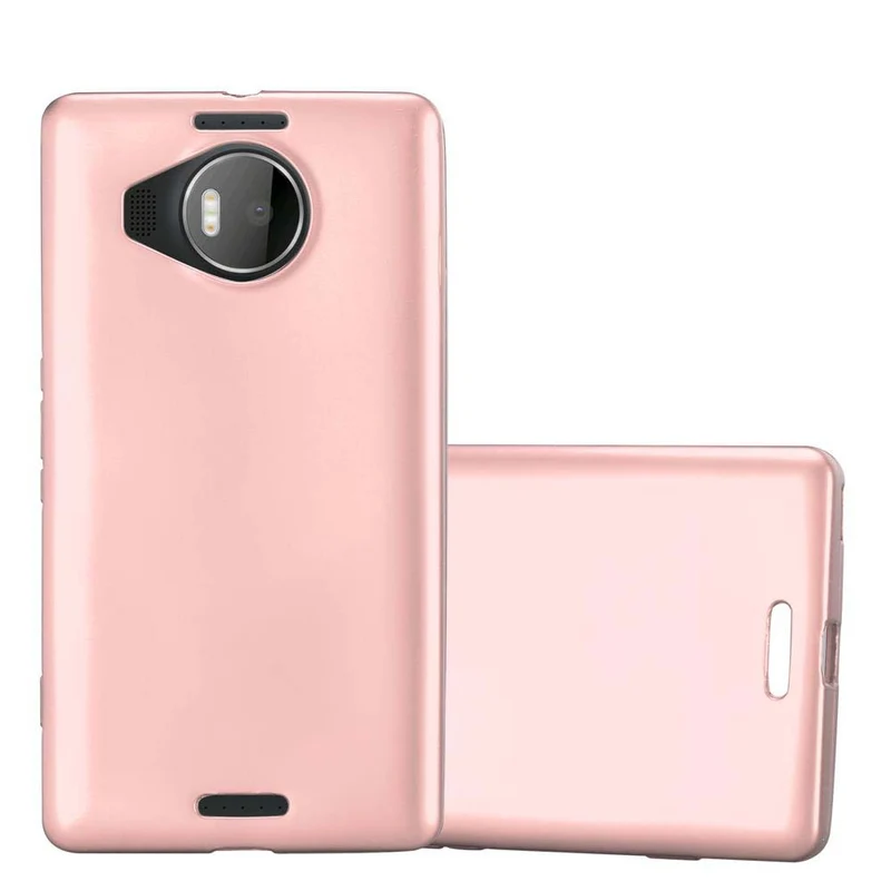 Cadorabo Hülle kompatibel mit Nokia Lumia 950 XL Schutzhülle aus flexiblem TPU Silikon