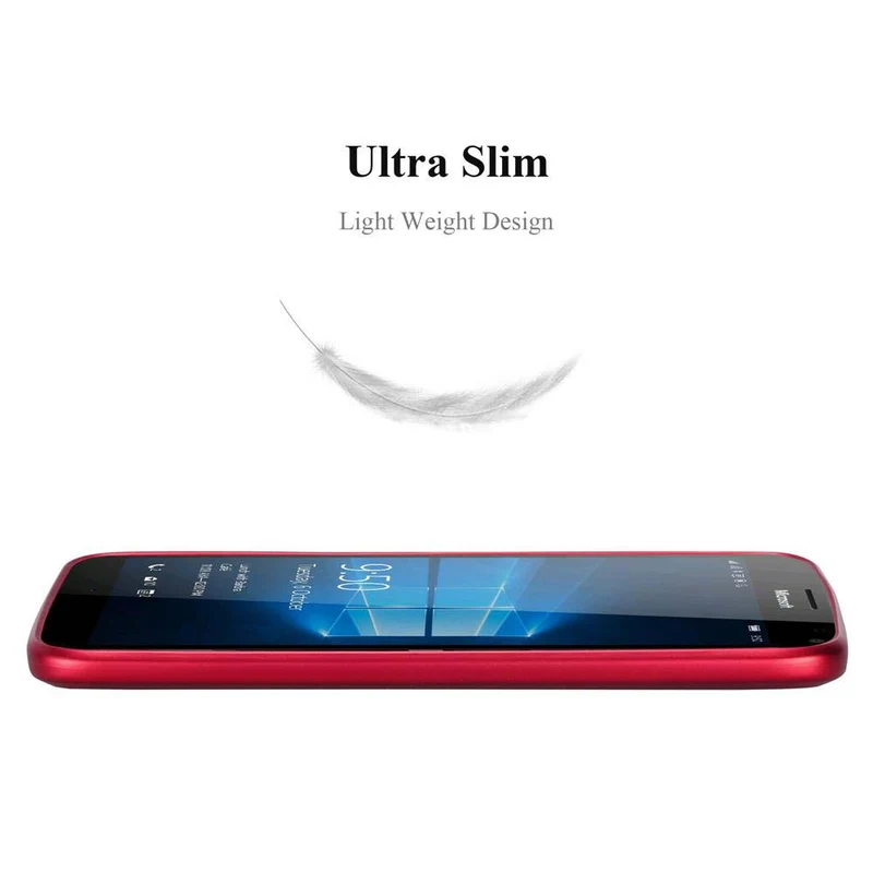 Cadorabo Hülle kompatibel mit Nokia Lumia 950 XL Schutzhülle aus flexiblem TPU Silikon