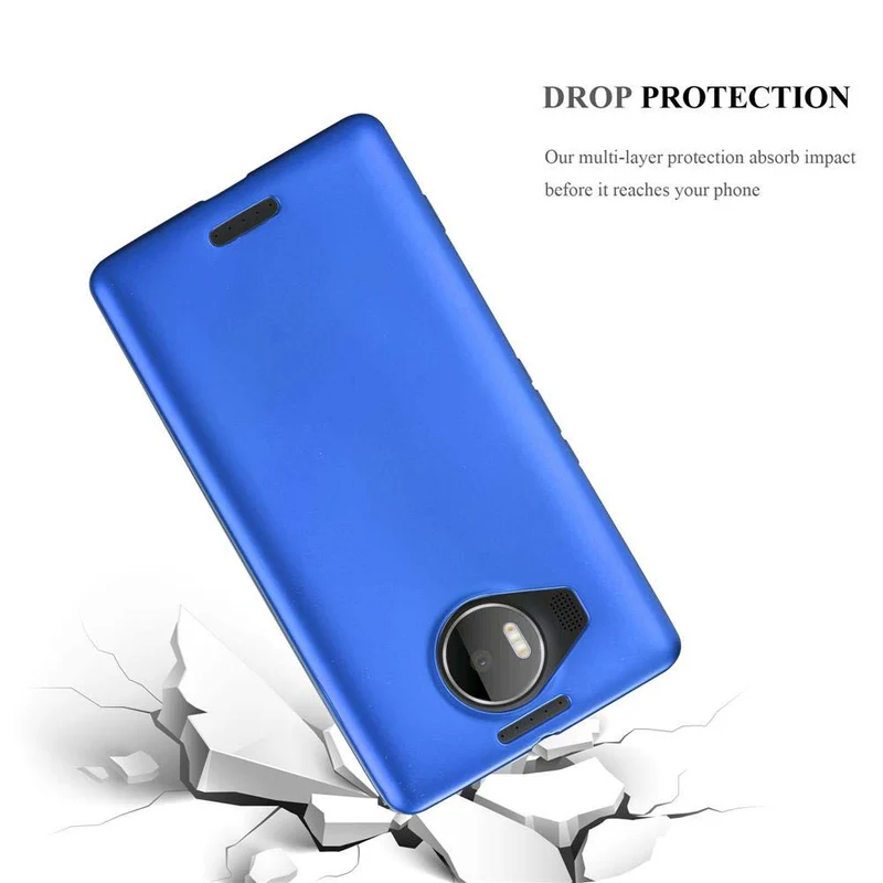 Cadorabo Hülle kompatibel mit Nokia Lumia 950 XL Schutzhülle aus flexiblem TPU Silikon