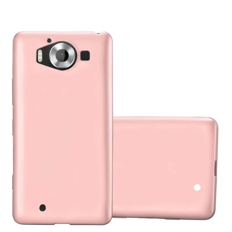 Cadorabo Hülle kompatibel mit Nokia Lumia 950 Schutzhülle aus flexiblem TPU Silikon