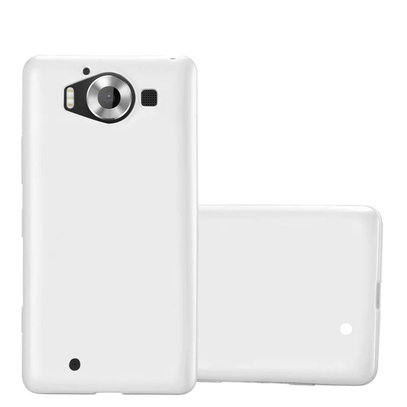 Cadorabo Hülle kompatibel mit Nokia Lumia 950 Schutzhülle aus flexiblem TPU Silikon