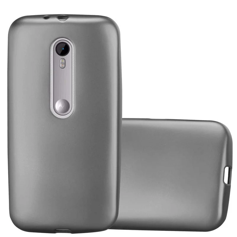 Cadorabo Hülle kompatibel mit Motorola MOTO G3 Schutzhülle aus flexiblem TPU Silikon