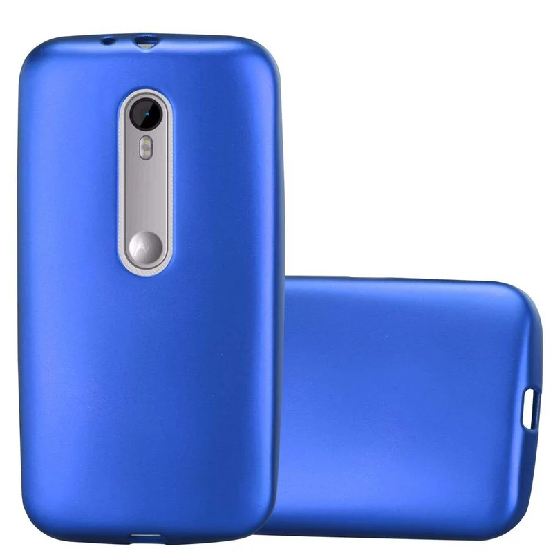Cadorabo Hülle kompatibel mit Motorola MOTO G3 Schutzhülle aus flexiblem TPU Silikon