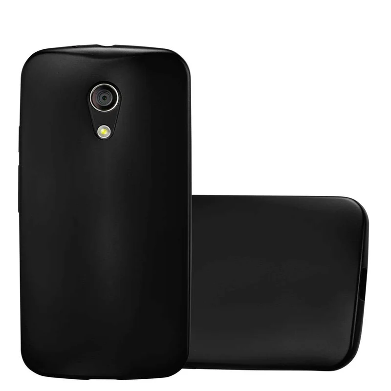 Cadorabo Hülle kompatibel mit Motorola MOTO G2 Schutzhülle aus flexiblem TPU Silikon