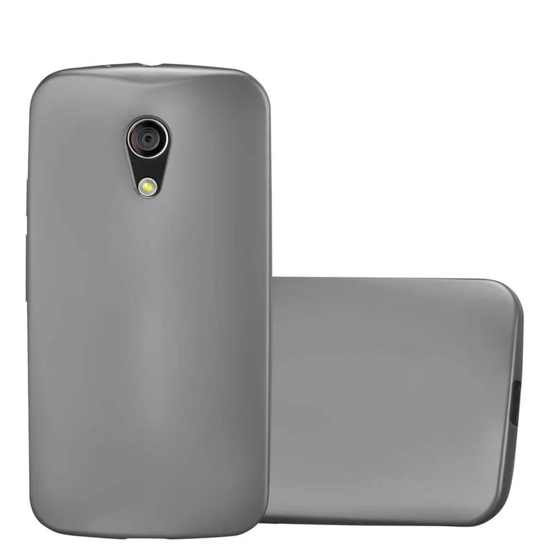 Cadorabo Hülle kompatibel mit Motorola MOTO G2 Schutzhülle aus flexiblem TPU Silikon