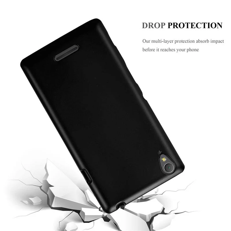 Cadorabo Hülle kompatibel mit Sony Xperia T3 Schutzhülle aus flexiblem TPU Silikon