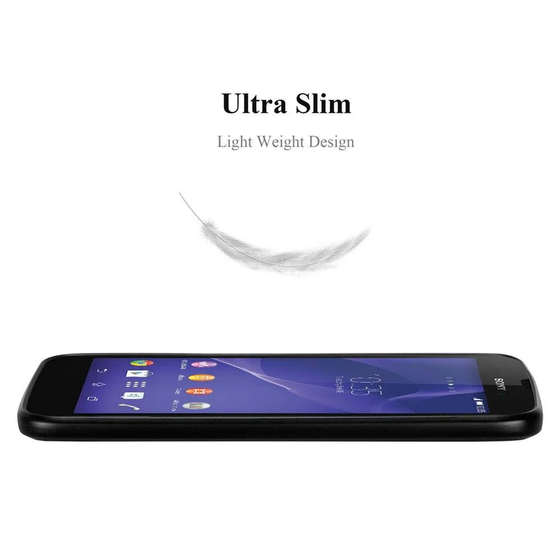 Cadorabo Hülle kompatibel mit Sony Xperia T3 Schutzhülle aus flexiblem TPU Silikon