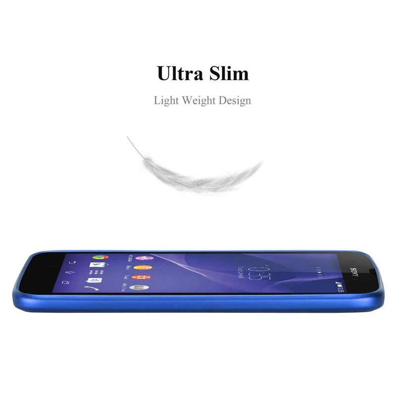 Cadorabo Hülle kompatibel mit Sony Xperia T3 Schutzhülle aus flexiblem TPU Silikon