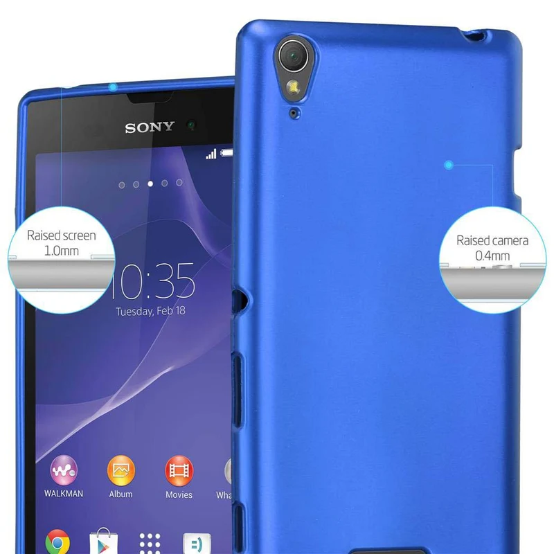 Cadorabo Hülle kompatibel mit Sony Xperia T3 Schutzhülle aus flexiblem TPU Silikon