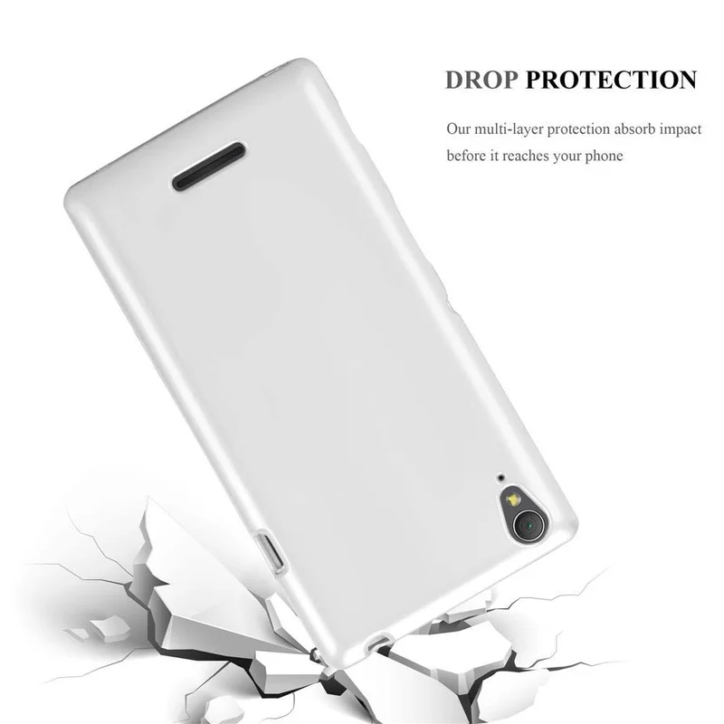 Cadorabo Hülle kompatibel mit Sony Xperia T3 Schutzhülle aus flexiblem TPU Silikon