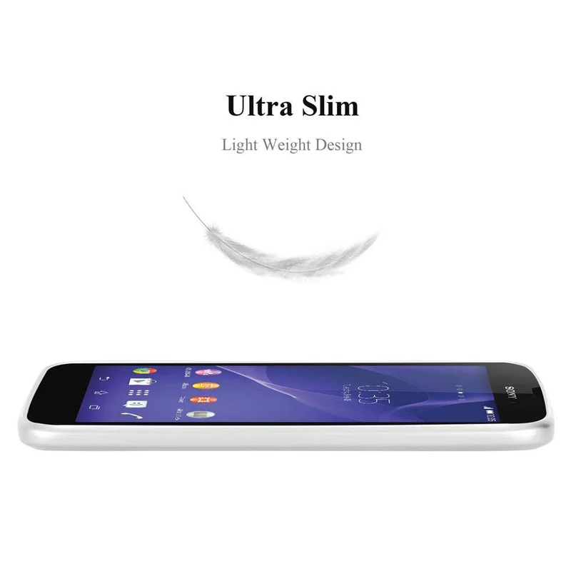 Cadorabo Hülle kompatibel mit Sony Xperia T3 Schutzhülle aus flexiblem TPU Silikon