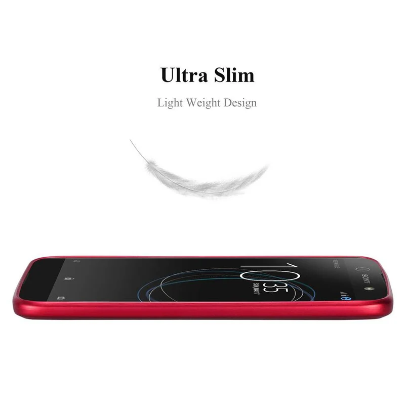 Cadorabo Hülle kompatibel mit Sony Xperia XA1 Schutzhülle aus flexiblem TPU Silikon