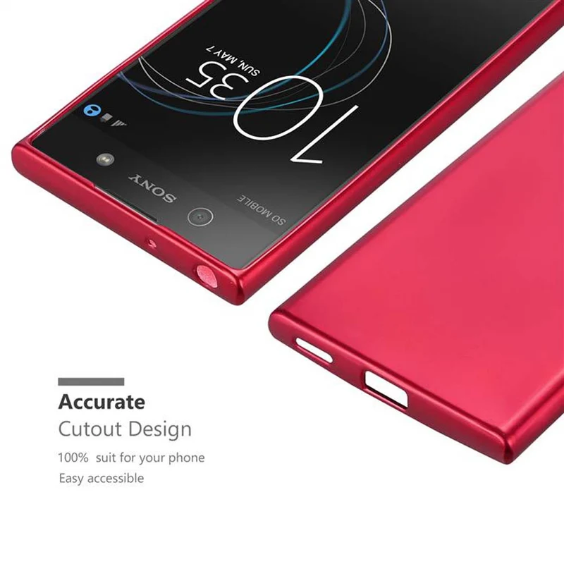 Cadorabo Hülle kompatibel mit Sony Xperia XA1 Schutzhülle aus flexiblem TPU Silikon