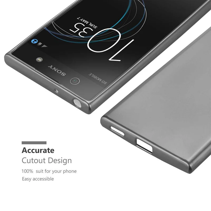 Cadorabo Hülle kompatibel mit Sony Xperia XA1 Schutzhülle aus flexiblem TPU Silikon