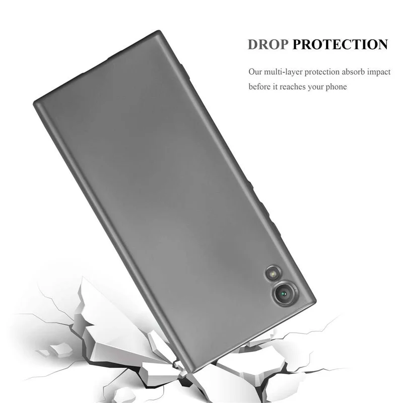 Cadorabo Hülle kompatibel mit Sony Xperia XA1 Schutzhülle aus flexiblem TPU Silikon