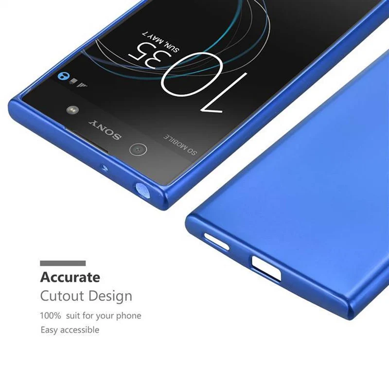 Cadorabo Hülle kompatibel mit Sony Xperia XA1 Schutzhülle aus flexiblem TPU Silikon