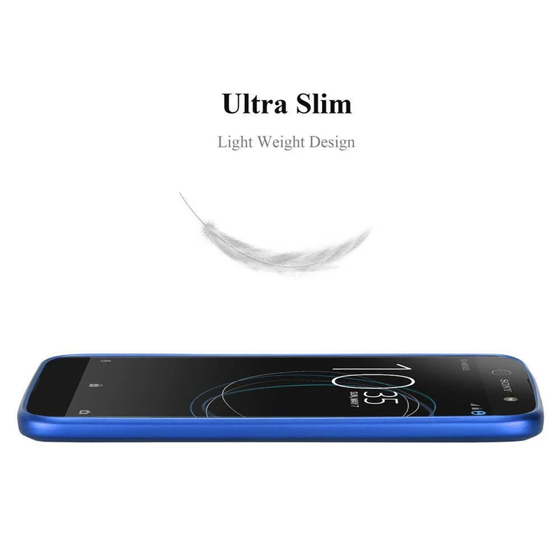 Cadorabo Hülle kompatibel mit Sony Xperia XA1 Schutzhülle aus flexiblem TPU Silikon