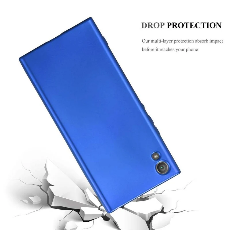 Cadorabo Hülle kompatibel mit Sony Xperia XA1 Schutzhülle aus flexiblem TPU Silikon