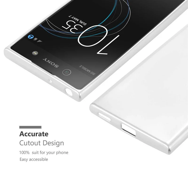 Cadorabo Hülle kompatibel mit Sony Xperia XA1 Schutzhülle aus flexiblem TPU Silikon