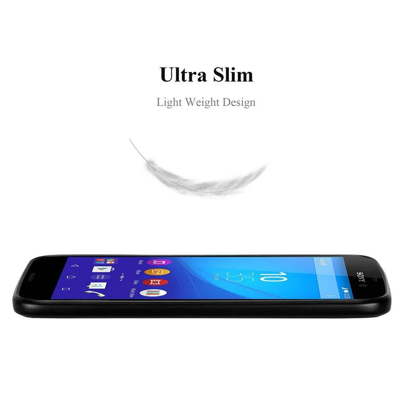 Cadorabo Hülle kompatibel mit Sony Xperia M4 AQUA Schutzhülle aus flexiblem TPU Silikon