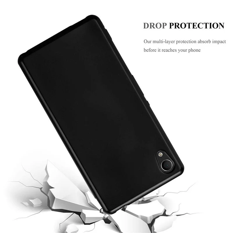 Cadorabo Hülle kompatibel mit Sony Xperia M4 AQUA Schutzhülle aus flexiblem TPU Silikon