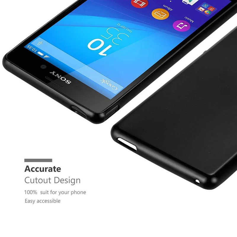 Cadorabo Hülle kompatibel mit Sony Xperia M4 AQUA Schutzhülle aus flexiblem TPU Silikon