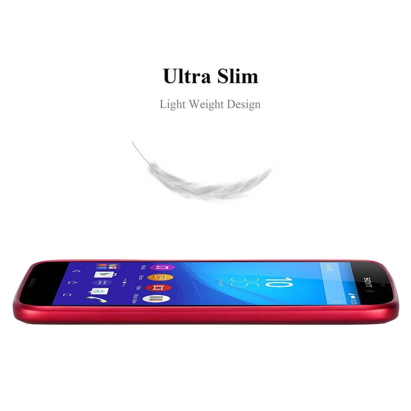Cadorabo Hülle kompatibel mit Sony Xperia M4 AQUA Schutzhülle aus flexiblem TPU Silikon