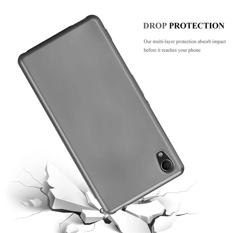 Cadorabo Hülle kompatibel mit Sony Xperia M4 AQUA Schutzhülle aus flexiblem TPU Silikon