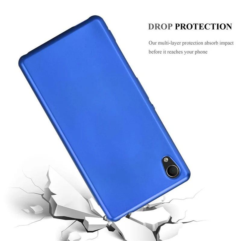 Cadorabo Hülle kompatibel mit Sony Xperia M4 AQUA Schutzhülle aus flexiblem TPU Silikon