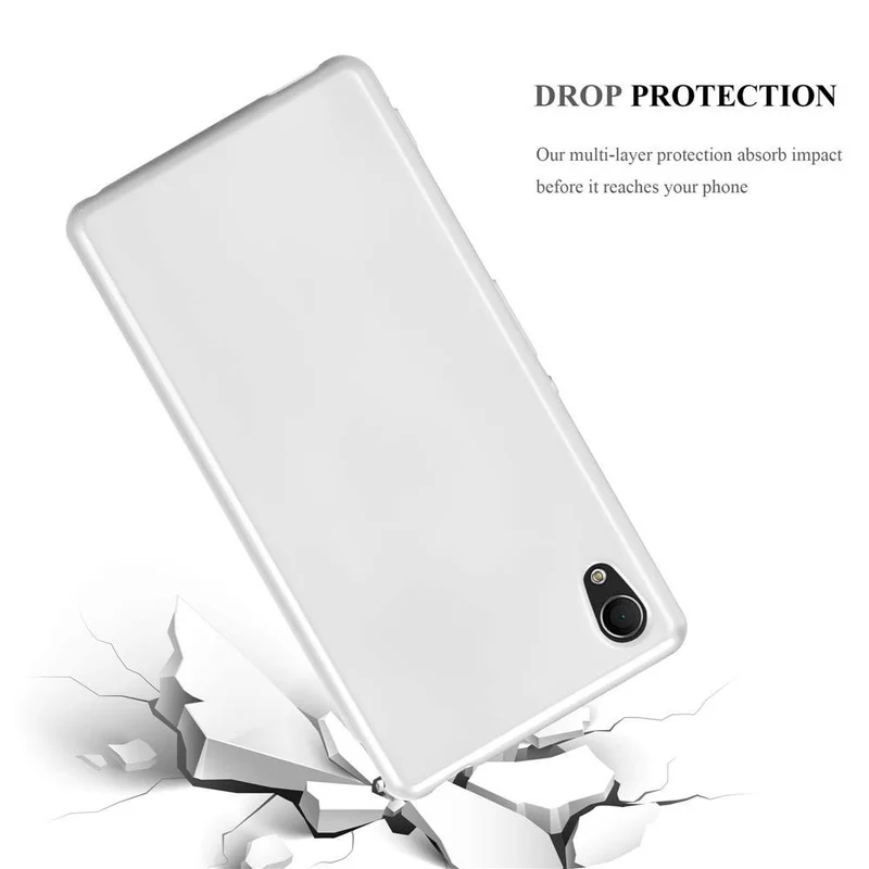 Cadorabo Hülle kompatibel mit Sony Xperia M4 AQUA Schutzhülle aus flexiblem TPU Silikon