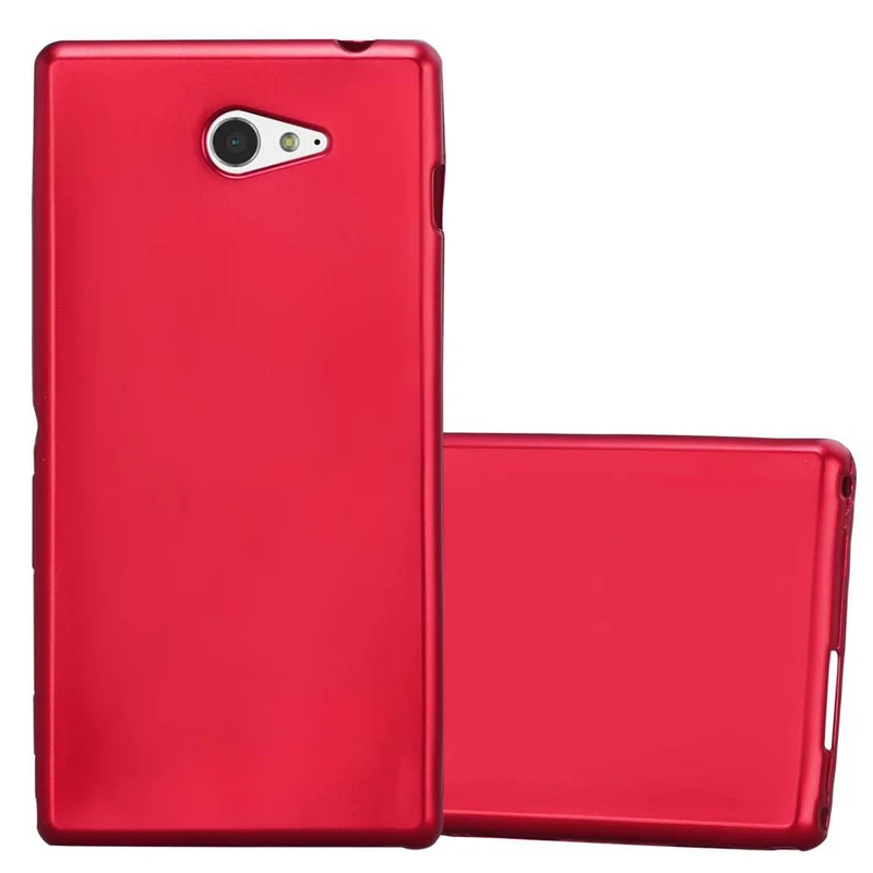 Cadorabo Hülle kompatibel mit Sony Xperia M2 / M2 AQUA Schutzhülle aus flexiblem TPU Silikon