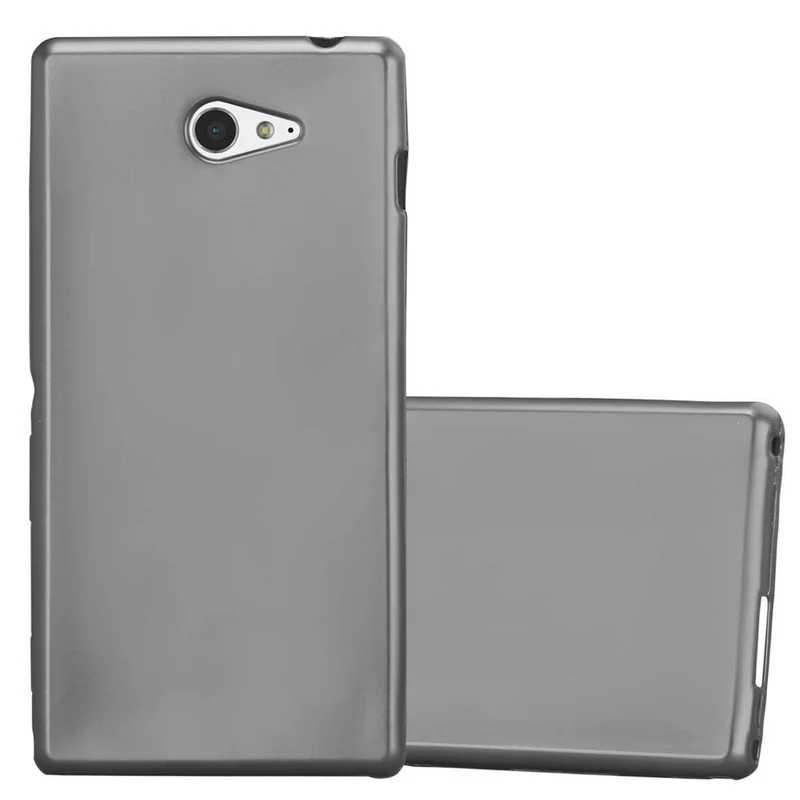 Cadorabo Hülle kompatibel mit Sony Xperia M2 / M2 AQUA Schutzhülle aus flexiblem TPU Silikon