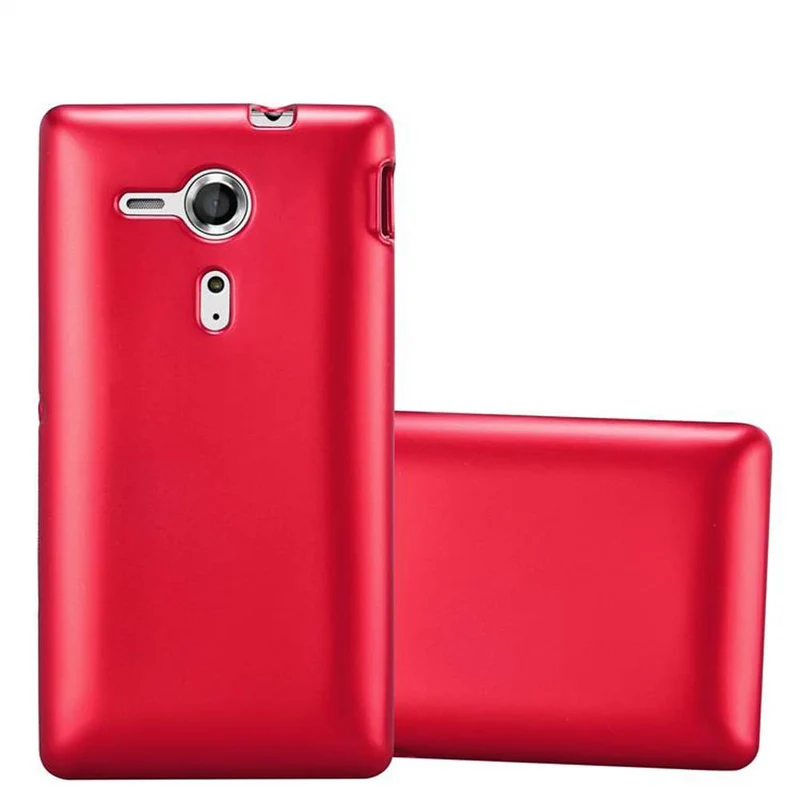 Cadorabo Hülle kompatibel mit Sony Xperia SP Schutzhülle aus flexiblem TPU Silikon