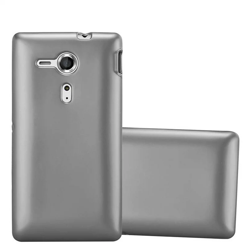 Cadorabo Hülle kompatibel mit Sony Xperia SP Schutzhülle aus flexiblem TPU Silikon