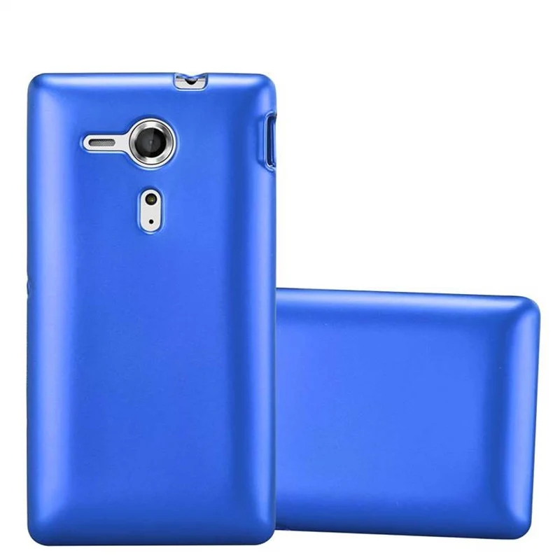 Cadorabo Hülle kompatibel mit Sony Xperia SP Schutzhülle aus flexiblem TPU Silikon
