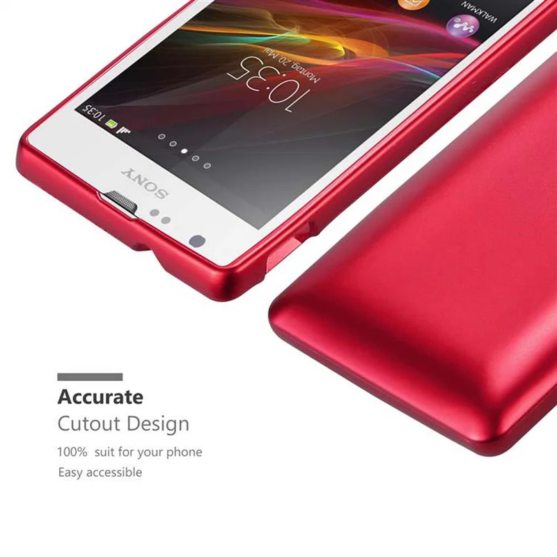 Cadorabo Hülle kompatibel mit Sony Xperia SP Schutzhülle aus flexiblem TPU Silikon