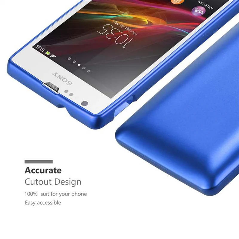 Cadorabo Hülle kompatibel mit Sony Xperia SP Schutzhülle aus flexiblem TPU Silikon