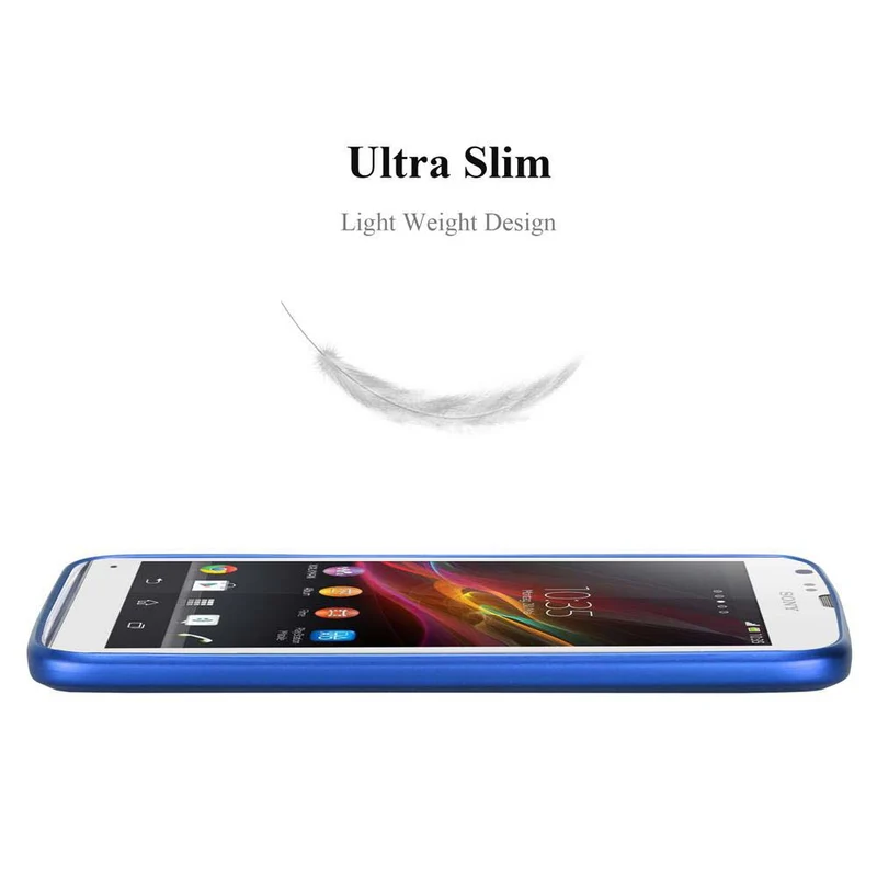 Cadorabo Hülle kompatibel mit Sony Xperia SP Schutzhülle aus flexiblem TPU Silikon