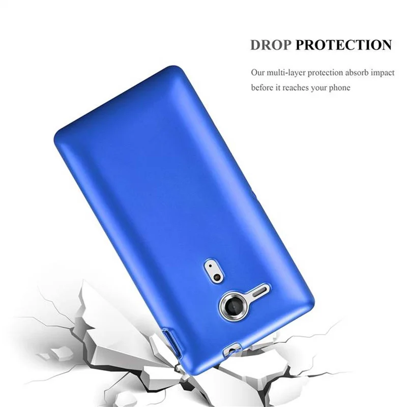 Cadorabo Hülle kompatibel mit Sony Xperia SP Schutzhülle aus flexiblem TPU Silikon