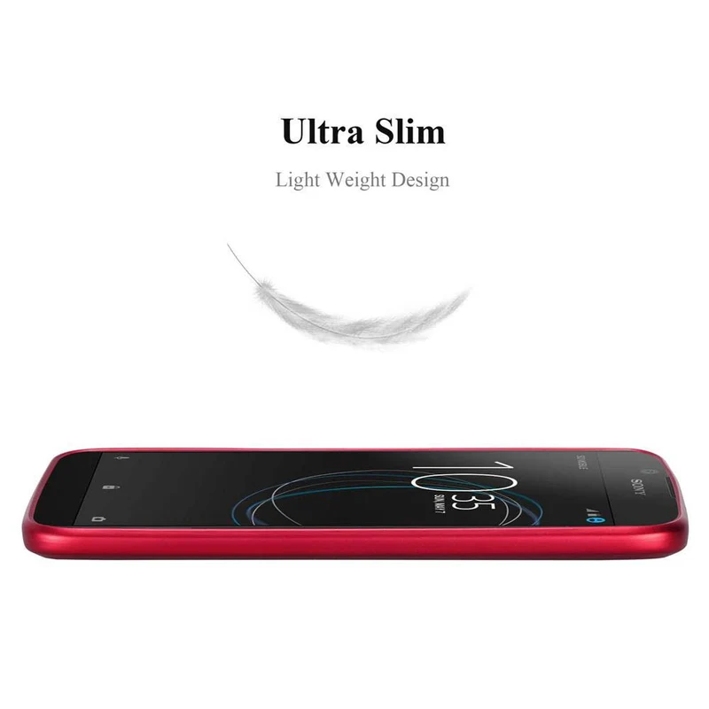 Cadorabo Hülle kompatibel mit Sony Xperia L1 Schutzhülle aus flexiblem TPU Silikon