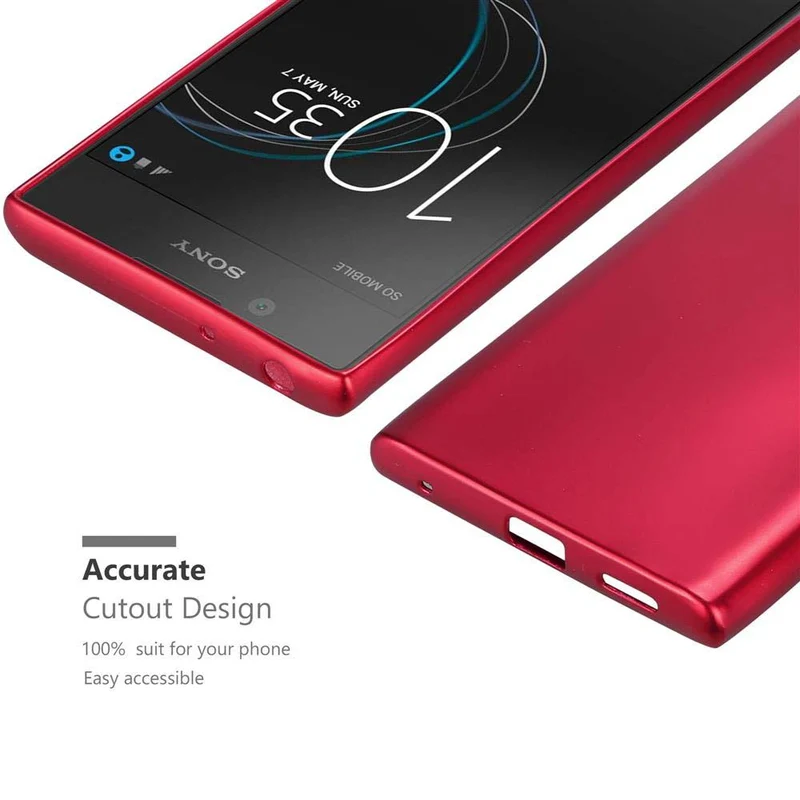 Cadorabo Hülle kompatibel mit Sony Xperia L1 Schutzhülle aus flexiblem TPU Silikon