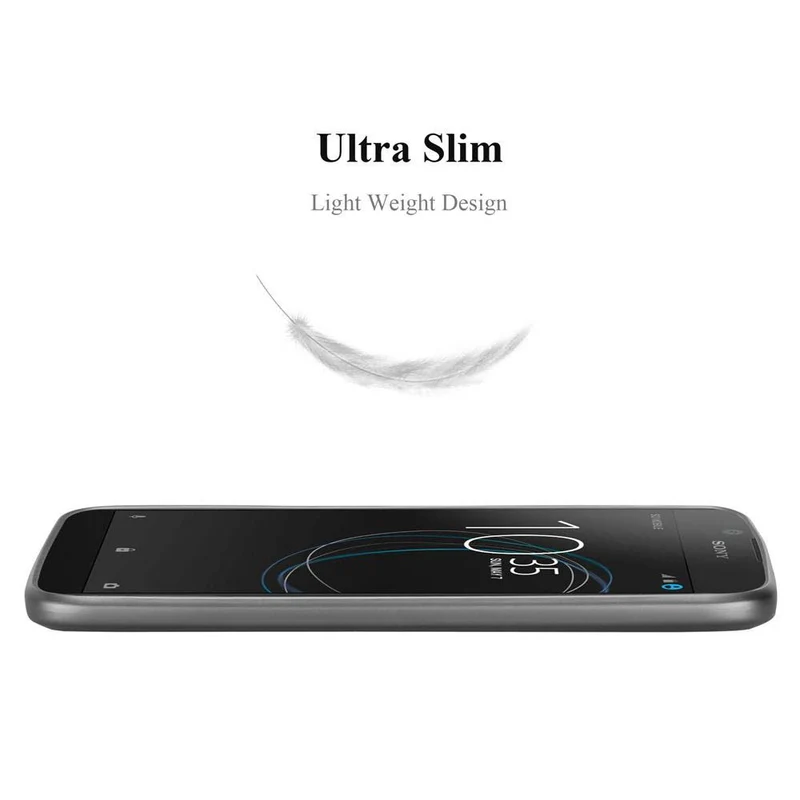 Cadorabo Hülle kompatibel mit Sony Xperia L1 Schutzhülle aus flexiblem TPU Silikon